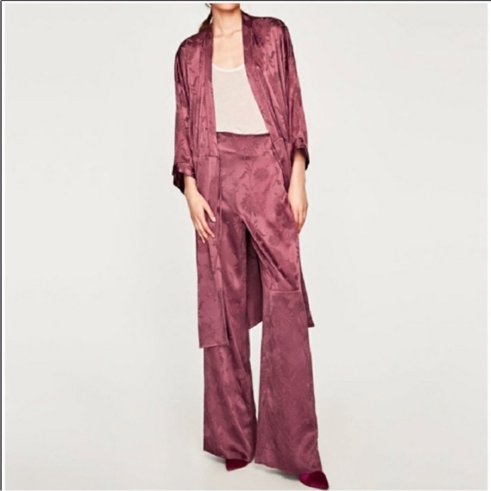 Zara printed pants